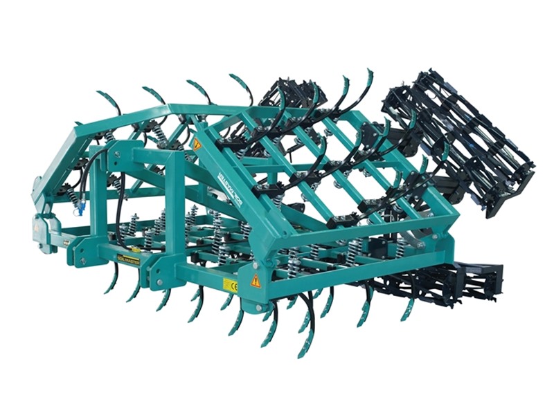 Foldable Spring Loaded Cultivator Combination (3 wing)